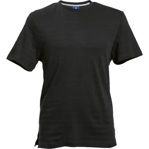 170g Pique Knit Jacquard Black